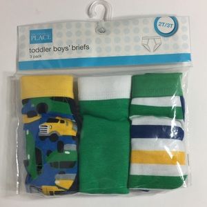 Toddler Boys’Briefs Underwear 3 Pack